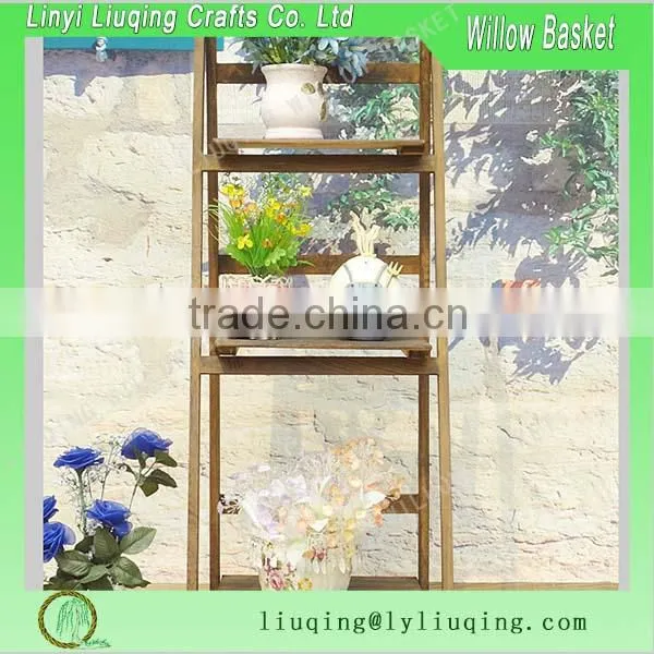 New Arrival Stylish Three Tier Wood Shelf Knock Down Shelf Display Shelf photo-4