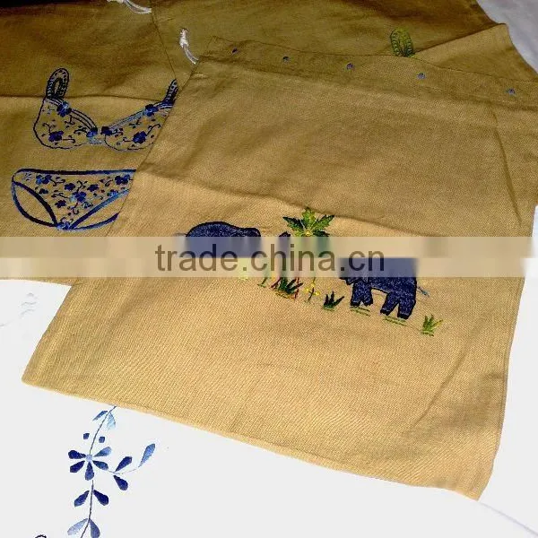 Hand Embroidery Laundry Bag
