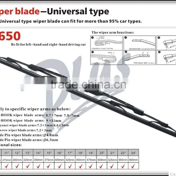 Traditional Wiper Blade Frame Wipers Blade Windshield Wiper Car Part photo-6