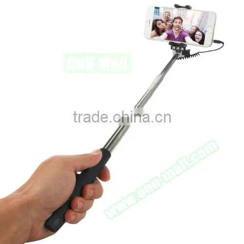 Portable Folding Extendable Selfie Stick With Sync LED Flash Light, Mini Monopod Selfie Stick for Smartphones photo-2
