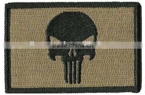 tactical hook and loop back embroidery patch,airsoft patch,custom made patch in stock