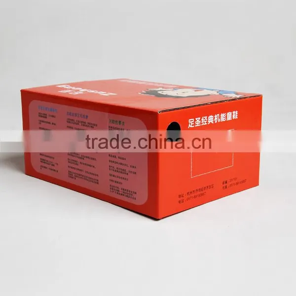 Credible Factory Custom Packaging Box With Corrugated Paper for Kids Footwear photo-5