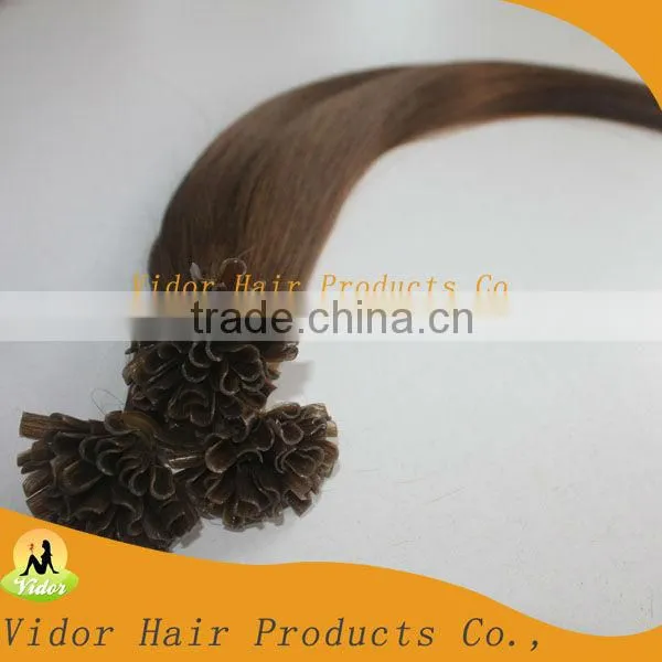 High Quality 100% Human Hair Fashion Style Nail Tip Pre-bonded Human Hair Extension