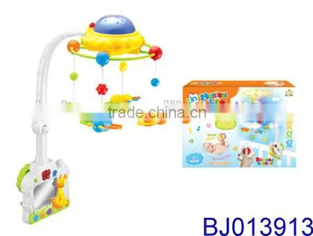 New remote control projecter musical baby cot mobiles for Christmas