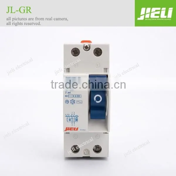 2p Earth Leakage Circuit Breaker 63a Elcb 30ma 100ma 300ma photo-5