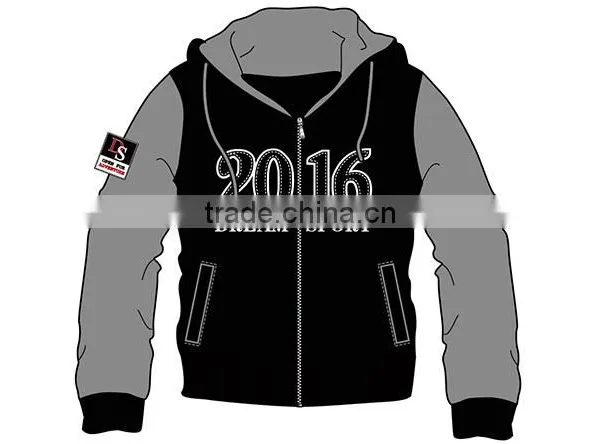 [DREAM SPORT] Cheap Front Open Sweatshirt 2016 With Hoodie photo-2
