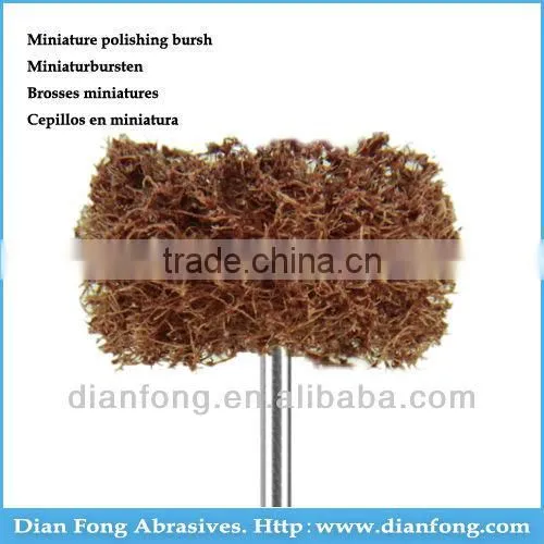 01My25 HP Shank Scoth Brite Miniature Wheel Shaped 25mm Rough Dental Laboratory Rotary Polishing Brush Dental Health Products