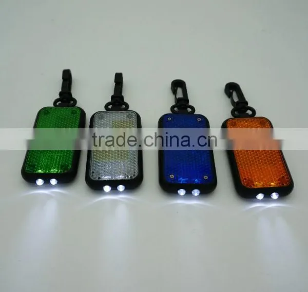 Safety Warning Led Reflection Keychain, Led Reflective Key Chain, Reflection Keychain Light photo-3