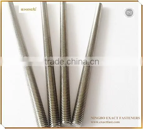 Short Thread Rod Din976 Grade 4.8 8.8 10.9 12.9 Carbon/Stainless Steel Plain Black Zinc Plated HDG M22 Stud Bolt photo-5