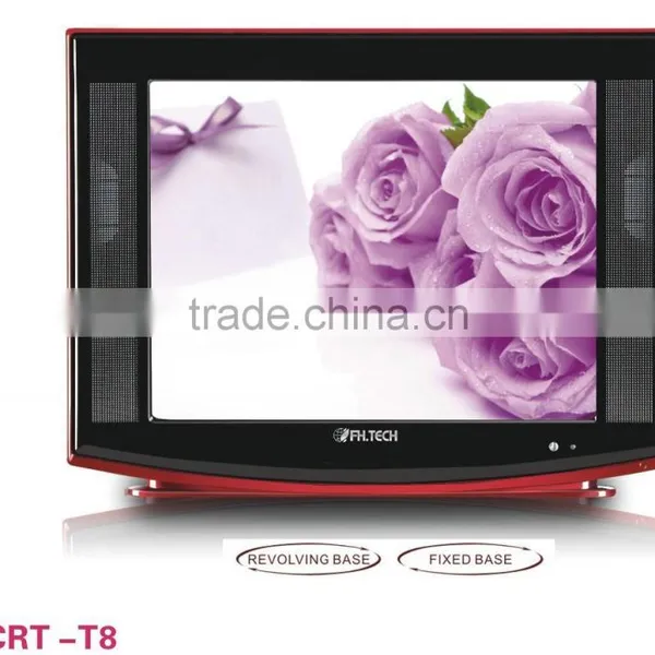 14' 17" 19" 21inch Color Television Rotating Base CRT TV