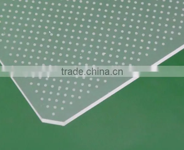 Colored Acrylic LED Light Guide Plate for Laser Dotting