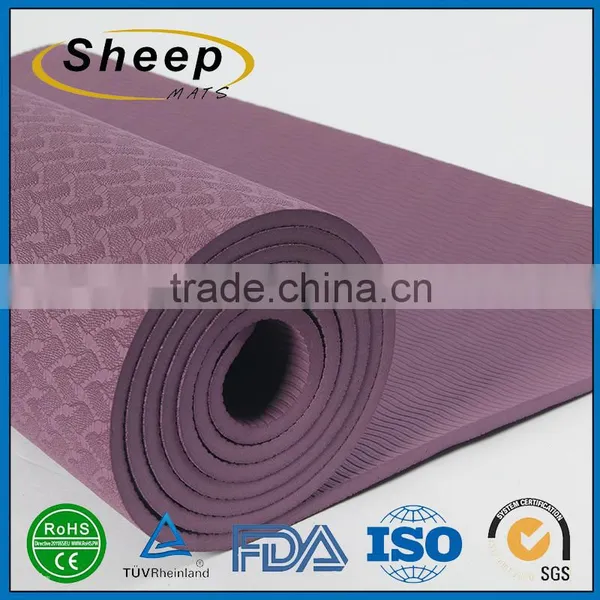 Waterproof Natural Eco-friendly Colorful Anti-slip Yoga Mat Rubber Quality Choice photo-2