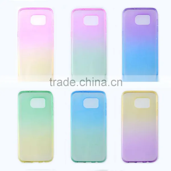 C&T Ultra Slim Rainbow Transparent Soft TPU Case For Samsung Galaxy S7 Edge G9350 Quality Choice photo-6