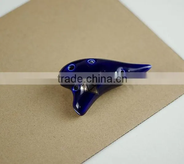 Chinese Ceramic Ocarina Flute photo-5