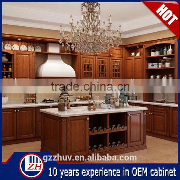 Solid Wood Kitchen Cabinet Wooden Kitchen Cabinet Door photo-2