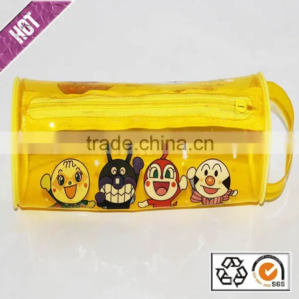 PVC Waterproof Cute Cartoon Stationery Bags PVC Student Small Cartoon Waterproof Zipper Pencil Bag photo-2