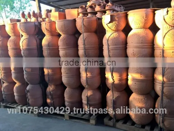 Round Italian Ceramic Flower Pots photo-2