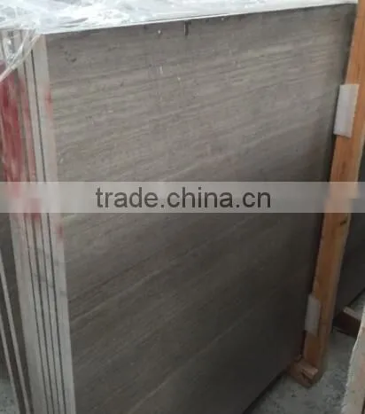 Grey Wooded Marble Slab Supplier 12"*24"*3/8" photo-3