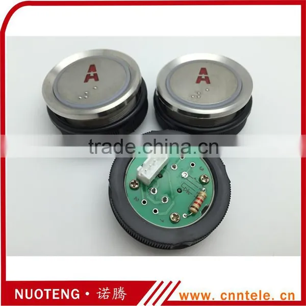 AK-22B A Sign Red Light Elevator Push Button Switches With Braille photo-2