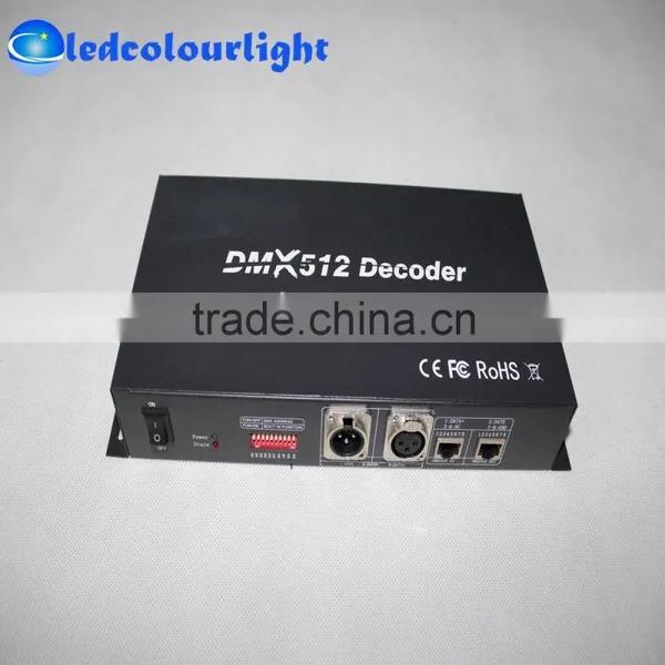 LDP6803 TLS3001 WS2811 Protocl DMX512 Decoder Controller Nightclub DMX LED Lights Decoder photo-2