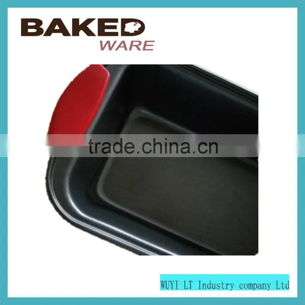 Carbon Steel Bread Pan Ceramic Coated Loaf Pan With Silicone Handle photo-3
