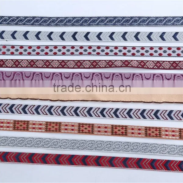 China Suppliers Jacquard Ethnic Ribbon Trim
