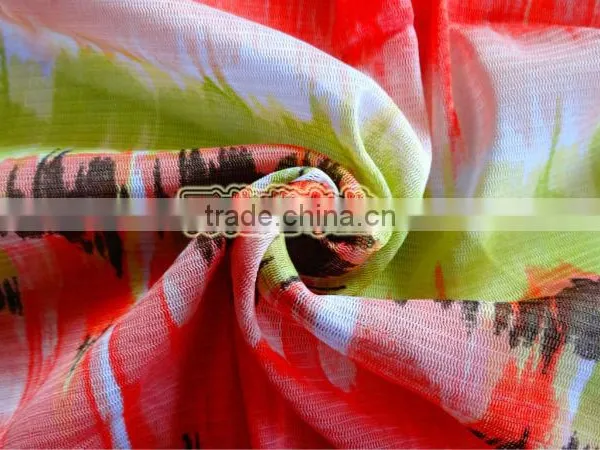 Printed Hexagonal 100% Polyester Mesh Fabric