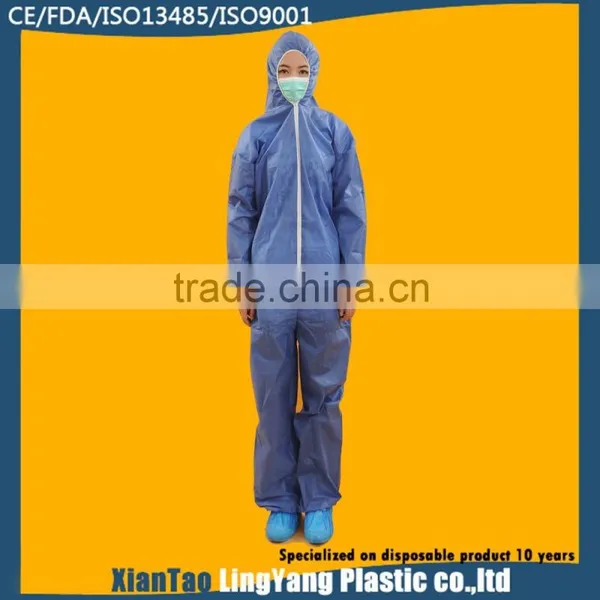 Cheap Safety Disposable Coverall With Hood photo-5