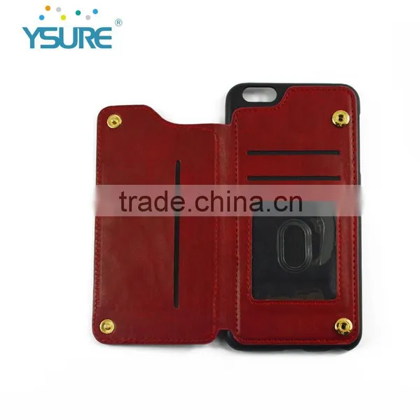 Retro Style PU Leather Flip Back Cover Case For IPhone 7 photo-4