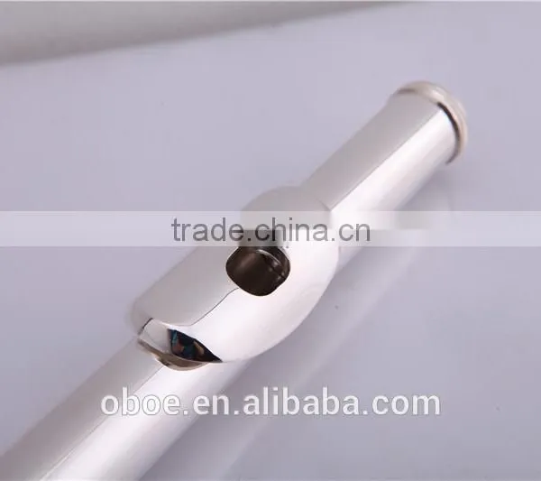 Musical Instrument 17 Open Holes Silver Plated Flute With Split E Mechanism Offset-G Keys and B Foot photo-4