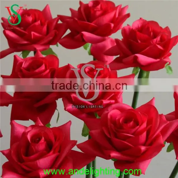 Lighted Red Rose Led Flower Light photo-3