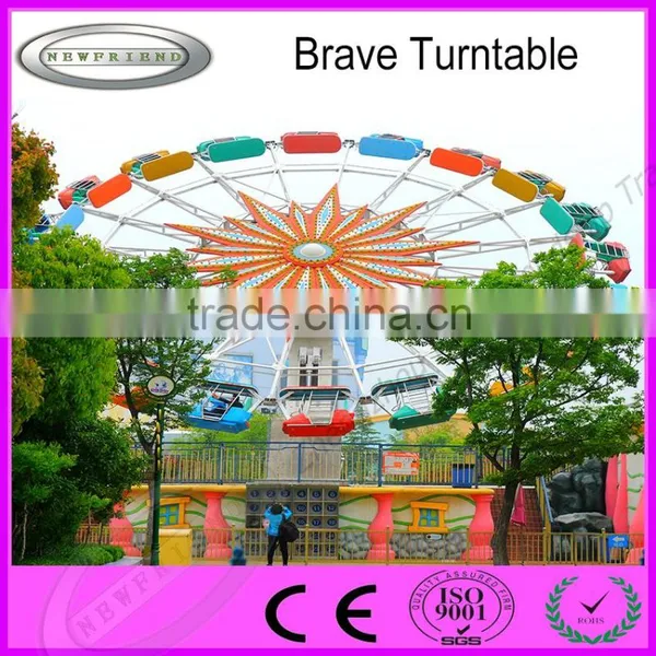 Factory Product Thrill Amusement Park Freak Out Rides Brave Turntable for Sale With High Quality photo-2
