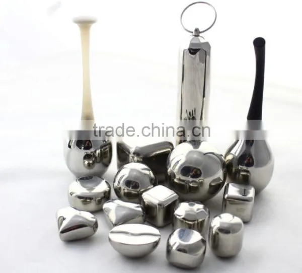 Hot Sell Stainless Steel Reusable Ice Cubes With Tongs photo-6