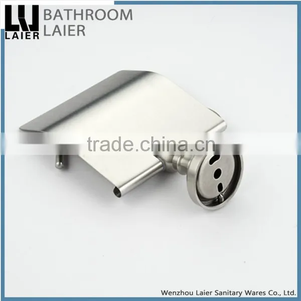 No.13133 Hot Sale Modern Bathroom Stainless Steel Brush Nicked Wall-Mounted Bathroom Accessories Paper Roll Holder photo-4