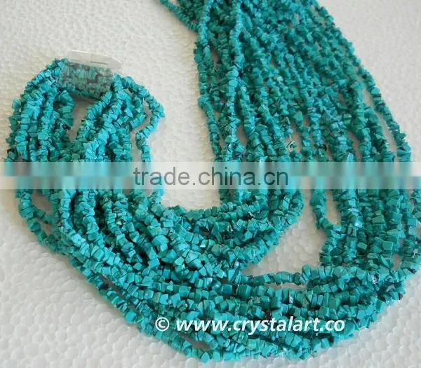 Turquoise Chips 36 Inches Strings photo-2
