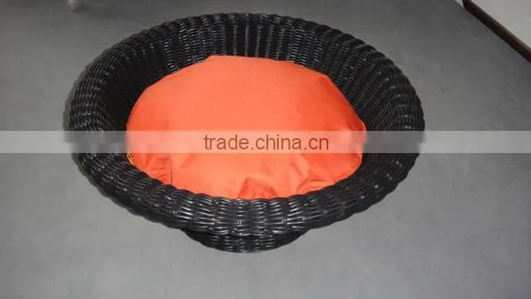 2016 Rattan Pet Furniture Cat Wicker Daybed With Cushion photo-2