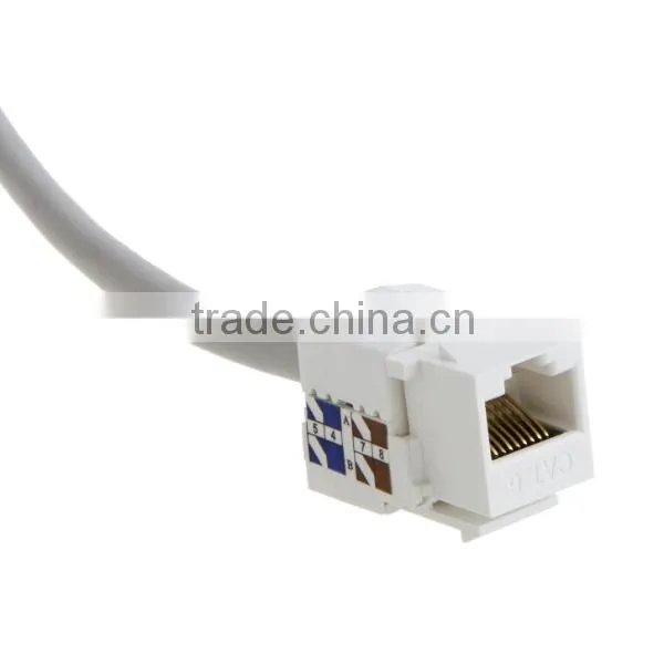 China Manufacturer CAT 5E UTP RJ45 Keystone Jack for Cat5e Cat6 Lan Cable photo-3
