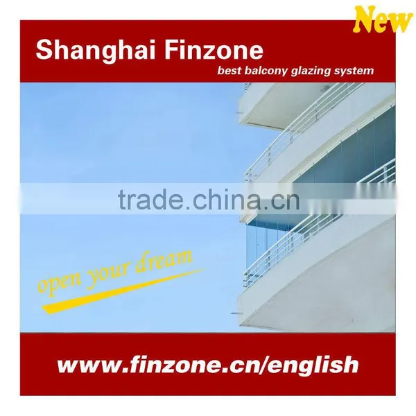 Finzone09 Glass Frameless Balcony Enclosure Window photo-5