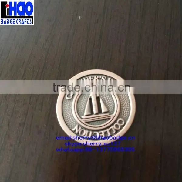 2016 High Quality Die Casting Cheap Custom Coins With Hollow Out Logo photo-4