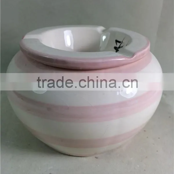 Wholesale Custom Round Portable Cohiba Ceramic Cigar Ashtray photo-2