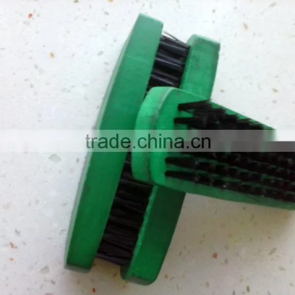 Wholesale Green Color Maple Wooden Made Shoes Brush photo-5