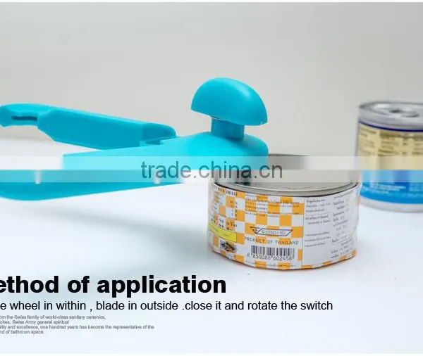 2016 Sales Champion Plastic Manual Safety Can Opener With Color Design photo-3
