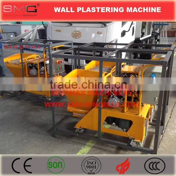 TOP! For Wall Wet Cement Mortar Plastering Machine Rendering Machine Spraying Pump Shotcrete Machine for Sale in China