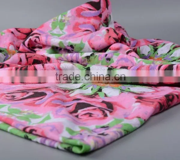 32S Knitted Fabric Printing Burnout TC Single Jersey photo-2