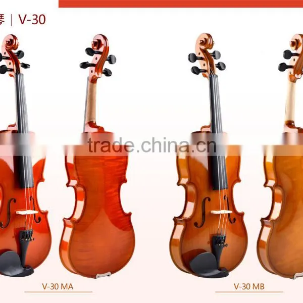 Plywood Spruce Tiger Stripes Maple Back Size :4/4,1/4,1/2 With Case,bow&rosin Violin