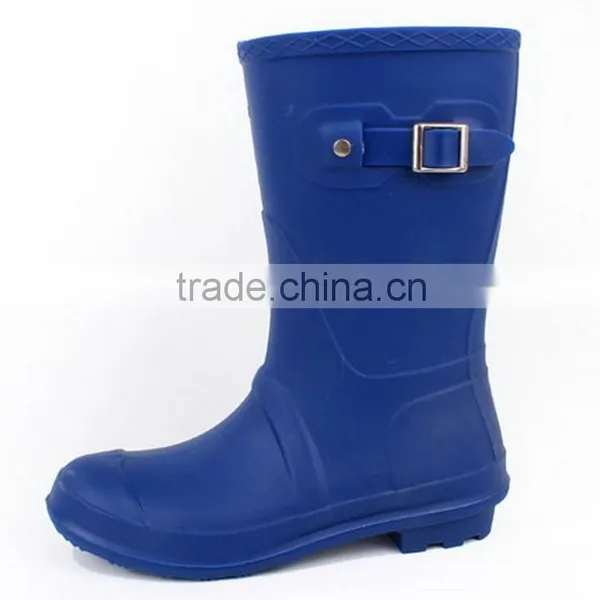 2015 Buckle Colourful Clear Pvc Women Cheap Plastic Rain Boots photo-3