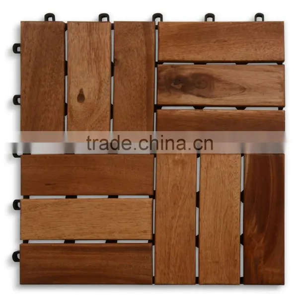 Wood Decking/Interlocking Outdoor Deck Tiles , Wood Garden Deck Tiles, Garden Tiles photo-2