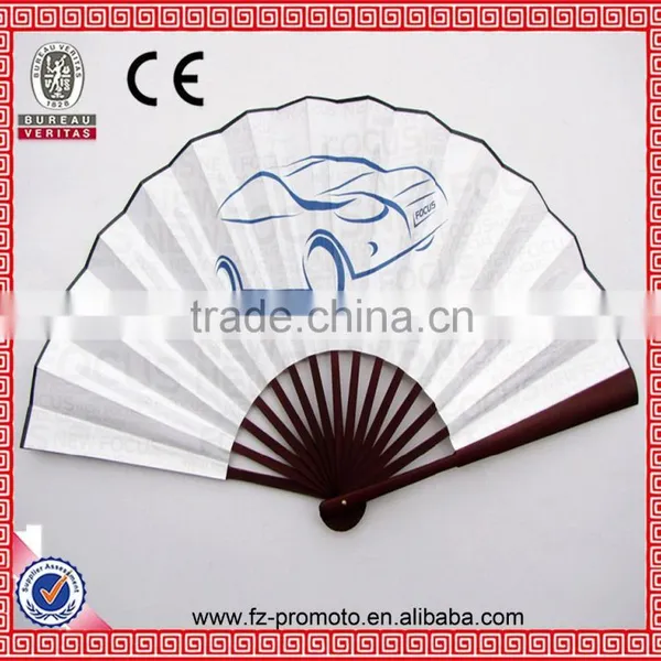 Fashion Custom Promotional Folding Bamboo Hand Fan for Event and Holiday photo-5