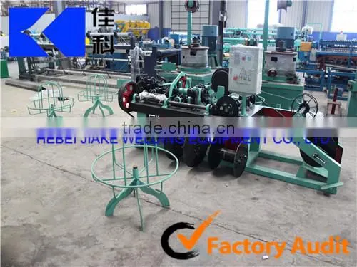 CS-C Type Straight and Reverse Barbed Wire Making Machines JIAKE Factory photo-2