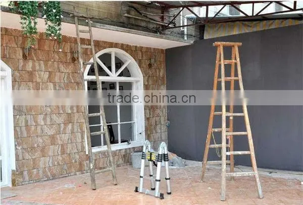 2x8 Steps 5m En131 Aluminum Folding Extension Portable Telescopic Ladder photo-4